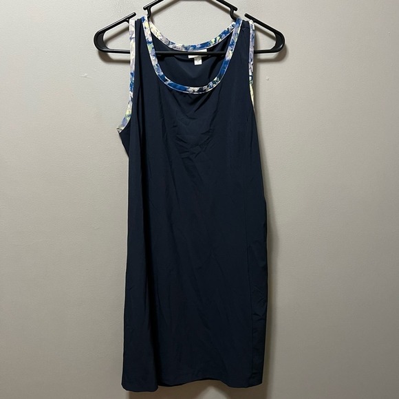 J. Jill Fit On The‎ Go Racer Back dress size xs navy - Picture 1 of 5
